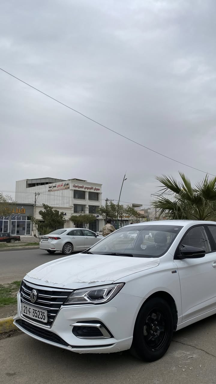 سلام عليكم للبيع mg5 موديل 2022 رقم سليماني موصفات اعتيادي بدون صبغ كلين فقط بابين سكن بي رصعه سياره ماشي 84000 الف عنوان كركوك سعر 95$رقم تلفون 📞 ***********
