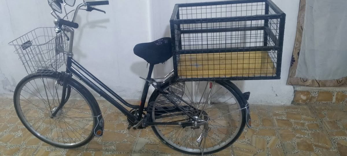 باسكل للبيع حجم 27 السعر 110 كله جديد مع صندوق حديد تسكام نجف حي الرحمة الاتصال علئ الرقم *********** الباسكل درجة اولئ
