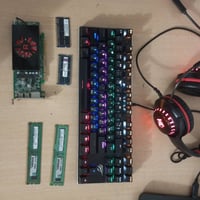 كيبورد ميكانيكي RGB • RX 550 4GB • رامات DDR3 4GB