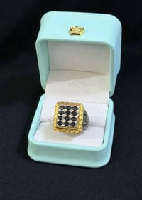 متاح خاتم مطعم بحجر الزاركون تحفة التحف ...07723261314