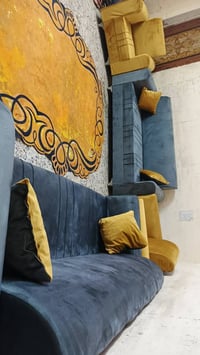 ٨مقاعد • خشب بلوك • جديدة