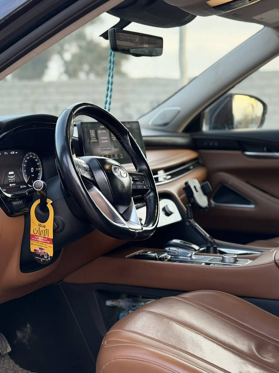 سلام عليكم إنفتي للبيع QX60 2023 فول مواصفات فئة Sensory
• دفع رباعي AWD

• كاميرات 360° + خلفية

• سقف بانورامي

• مثبت سرعة ذكي

• أنظمة أمان متكاملة (فرملة طوارئ – تحذير اصطدام – مغادرة مسار – نقطة عمياء)

• مقاعد كهربائية مع ذاكرة

• تدفئة وتبريد مقاعد + تدفئة مقود

• شاشة عدادات رقمية + عرض على الزجاج الأمامي

• شاحن لاسلكي

• تشغيل عن بُعد

• 3 صفوف مقاعد

• تكييف أوتوماتيك مع تبريد خلفي

🚗 العداد: 33,455 كم

📍 الحالة: ممتازة

💰 السعر: 32000$قابل للتفاوض

رقم الشاصي: 5N1DL1GS1PC346584

⸻ للاستفسار الاتصال على الرقم: ***********
