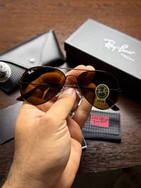 راي بان • عدسة بولارايز UV400 • مرفقات كاملة