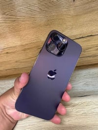 14 pro max  ذاكرة 256 جهاز نضيف كلش بنفسجي بطارية 🔋 86 مبدل شاشة فقط س...