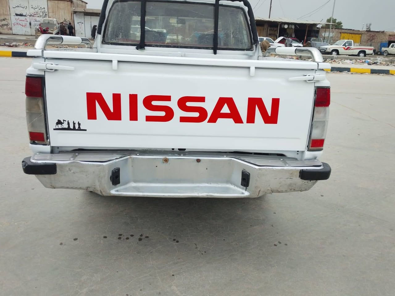 سلام عليكم بيك نيسان البيع مزاد وزارت داخليه سياره مصبوغ عام  مكينه و كير و شاصي مكفول تخم تاير كهربائيات كلها شغاله  موديل 2002مكاني الناصريه قضاء الرفاعي سعرها53 رقمي***********
