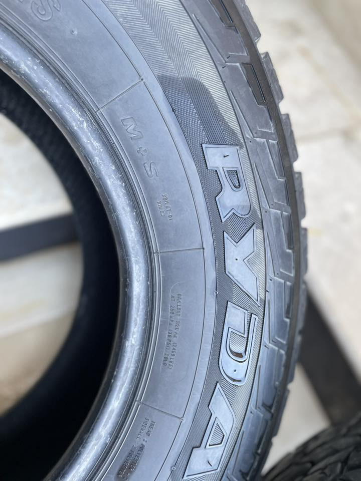 سلام عليكم 
تخم كامل جبلي 
A/T
انتاج 24 
صيني (باله جديد )
بدون ركعه ولا اي شي جديد 
الحجم (265/70R16)
السعر 300 الف 🔒
عنوان ديالى وماعندي توصيل 
***********
