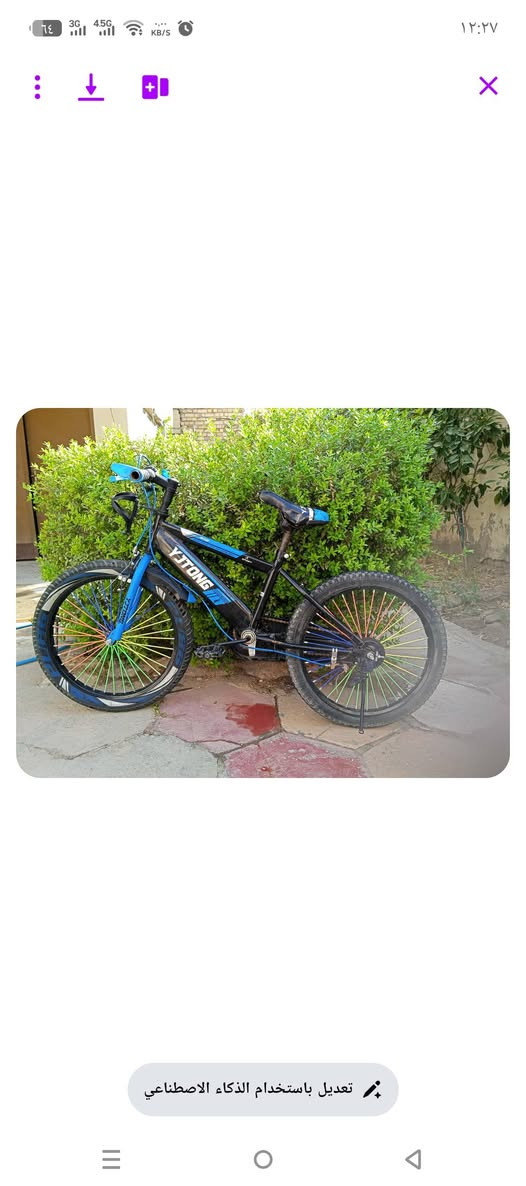 بايسكل جبلي رياضي نضيف للبيع السعر 50 وبي مجال  ***********
