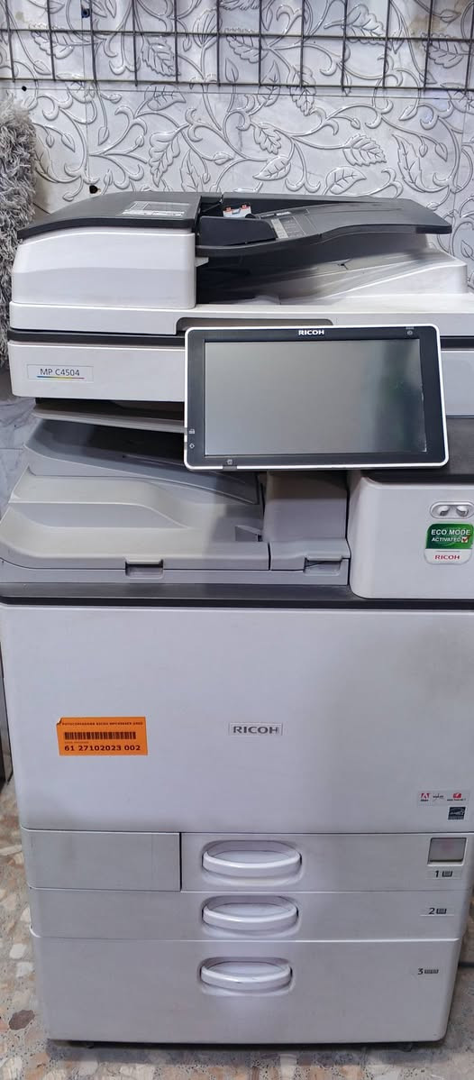 طابعة ريكو المعروفة تفيد اصحاب المكاتب والشركات موديل MPC4504 مستعمل قليل للبيع وشرط الفحص 
ليزري بودره الاحبار اقتصادي ومواصفات هواية بيها قيم بما يرضي الله وانطيني السعر . معلومة اني مشتريها جديدة بمليون و٣٥٠ قبل فترة والي يرغب خلي يتواصل ويدلل


**إذا كنت صاحب هذا الإعلان وتريد حذفه لأي سبب، رجاءا أرسل رسالة إلى الدعم الفني**