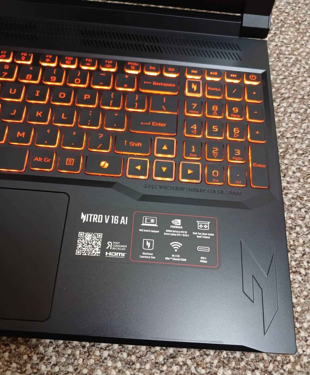 وەک نوێیە گشتی بە زەمان 
خاوێنی 100٪
وە چەندین لاپتۆپی گەیمنگمان لایە بە دەستی دوو و نوێ

Acer 
Model: Nitro ANV16-42 

Ryzen 5-240W   وەک 
Core i5 jele 15

 RAM: 16 DDR5 

Hard 512 GB  NVMe  

SCREEN 16.1 inch FHD WUXGA 180 HZ 

GPU0: Shared 8 GB کارد شاشە داخلی هەشت

GPU0: NPU Compute Accelarator Shared 8GB

GPU1: RTX 5050 8 GB (TPG 90 watt) 

 Orange Single color Keyboard أربيل, العراق


**إذا كنت صاحب هذا الإعلان وتريد حذفه لأي سبب، رجاءا أرسل رسالة إلى الدعم الفني**