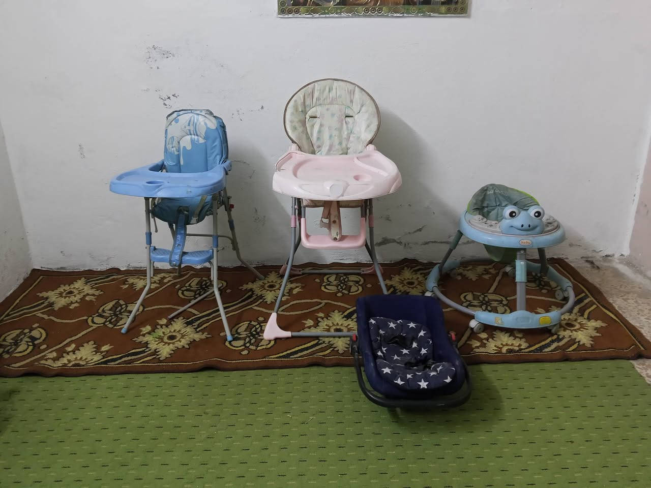 براد شغال كلشي مابي بس الطاسه مكسوره السعر 25 قفل مثرامه اخت الجديده كامله ملحقاتها السعر 50 قفل العربانه مكسوره السعر 20 الكراسي اطفال سعر الواحد 10 حجله كلشي مابيها  السعر 15 مكاني بغداد مدينة الصدر الرقم ***********
