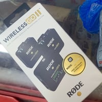 مايك رود لاسلكي RODE WIRELESS GO II السعر 250 الف قفل الهاتف 077702448...
