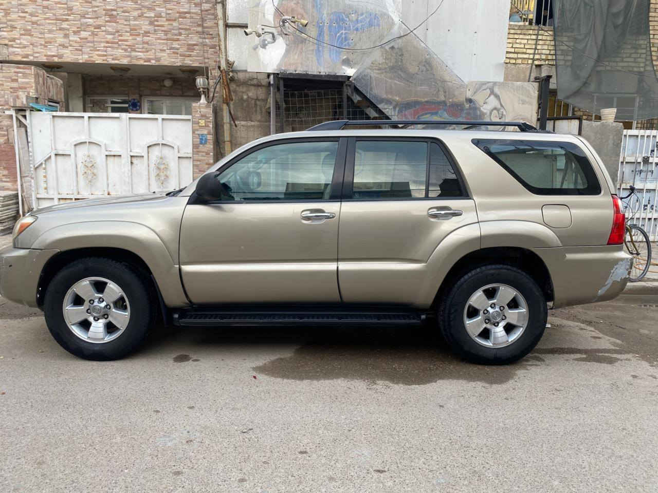 4 رنر سيارة بلاديه
جاهزه من كير 

مكينا v6 شركه

 كهربئيات كله وضع شركة 

7راكب 

تخم تاير

تبريد تدفىه

4ويل دفع رباعي بلاد 

مثبت سرعه كمرى سستم  

حسسات امامي خلفي

سياره مقفوله من ضربه 

فقط عده موضح بصوره

سيارى مال بيت جني 

وين مكان طلع دول 

بسمي 2006

مكاني حي اور صباح خياط 

125 ورقه وبي مجال

غير متواجد ع فيس 

***********
