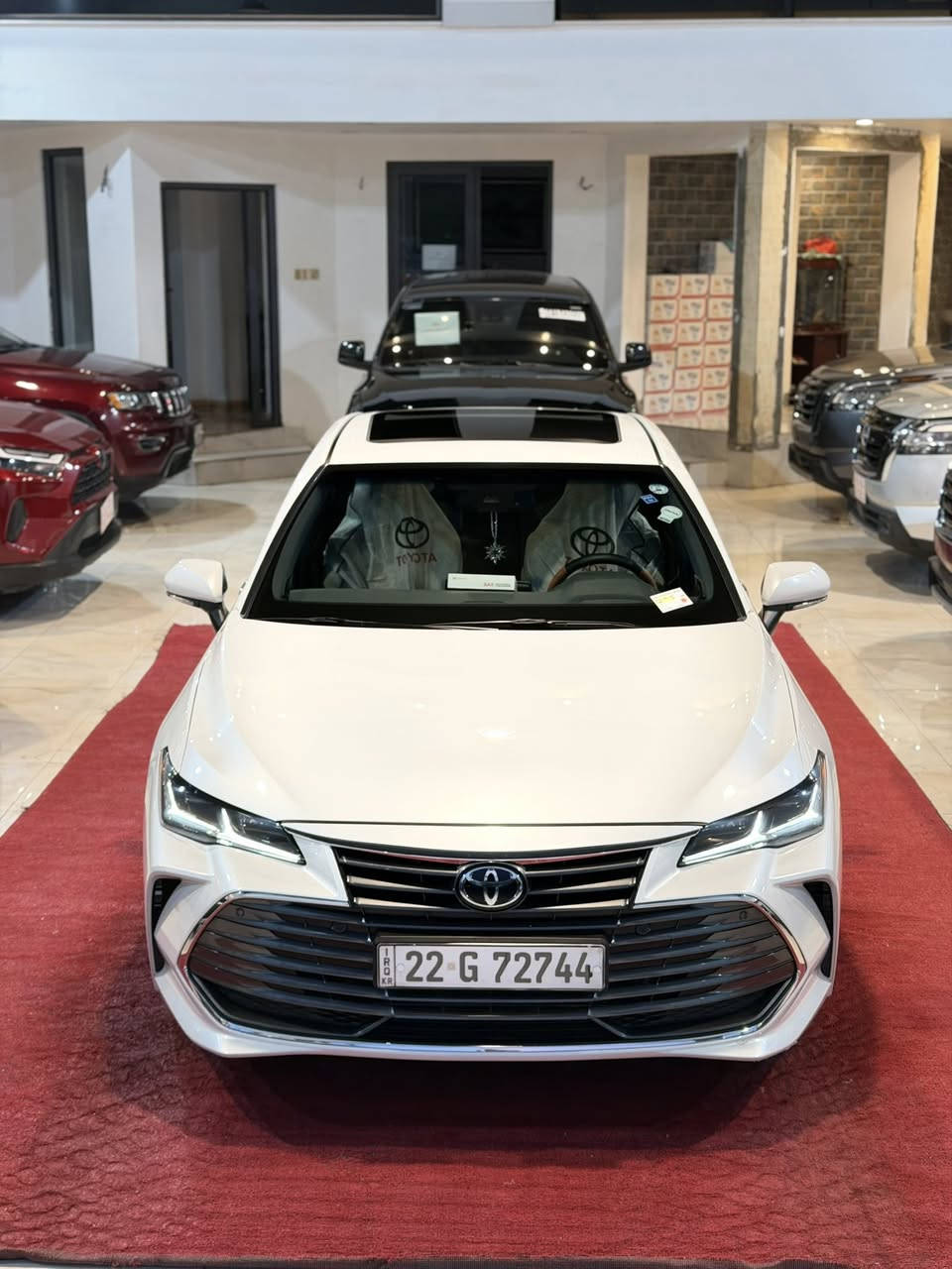 TOYOTA  AVALON LIMITED 2022

مرقم اربيل وكامل ✅

فول فول مواصفات 
 
خليجي كفالة عامة

السعر:435$

لون ابيض صدفي 

محرك V6 حجم 3.5
*فول مواصفات*
داتاشو 
داخل قرميدي
ابواب بصمة
 • شاشة وسطية 9 إنج
 • نظام ملاحة
 • دعم Apple CarPlay وAndroid Auto
 • نظام صوت JBL
 • كشنات جلد مع تدفئة وتبريد
 • مقعد السائق كهربائي مع ذاكرة
 • مثبت سرعة راداري
 • رادار تصادم أمامي
 • تنبيه الخروج عن المسار
 • مراقبة النقطة العمياء
 • كاميرا خلفية
 • حساسات أمامية وخلفية
 • فتحة سقف
 • شحن لاسلكي
مود درايف اربع أنظمة
• بقية المواصفات المعروفه

معرض هشام الحمداني لتجارة السيارات 

العنوان كركوك حي الخضراء

للاستفسار 📞
 

***********
