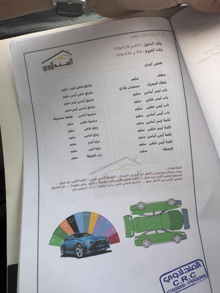 ***********
نص فول قماره حديد بصمه تشغيل عن بعد  كشن كهربائي   مديل 2023سياره بسمي بغداد سعره 180 خليجي سياره محركه 2000 دوش الكير 6 نمر ايتي
