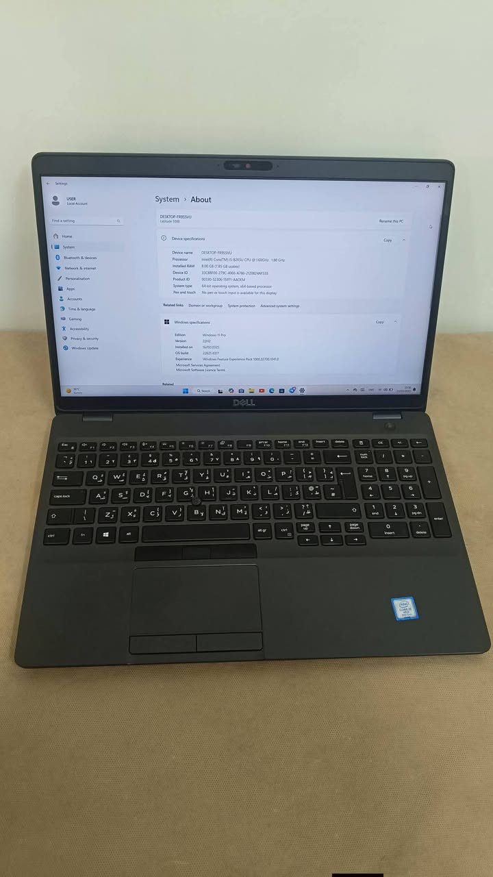 للبيع لابتوب ديل مواصفاته core i5 جيل ثامن رام 8 وهارد 256 ssd كرت شاشة داخلي بطارية ضمان اكثر من 3 ساعات حجم الشاشة 15.6 Full HD معاه شاحن وماوس هدية المكان الموصل .. السعر 220 الف وبي مجال الشاشة مال جهاز بيها خط خفيف جدا مايبين الا تركز بيه اما الباقي مكفول


**إذا كنت صاحب هذا الإعلان وتريد حذفه لأي سبب، رجاءا أرسل رسالة إلى الدعم الفني**