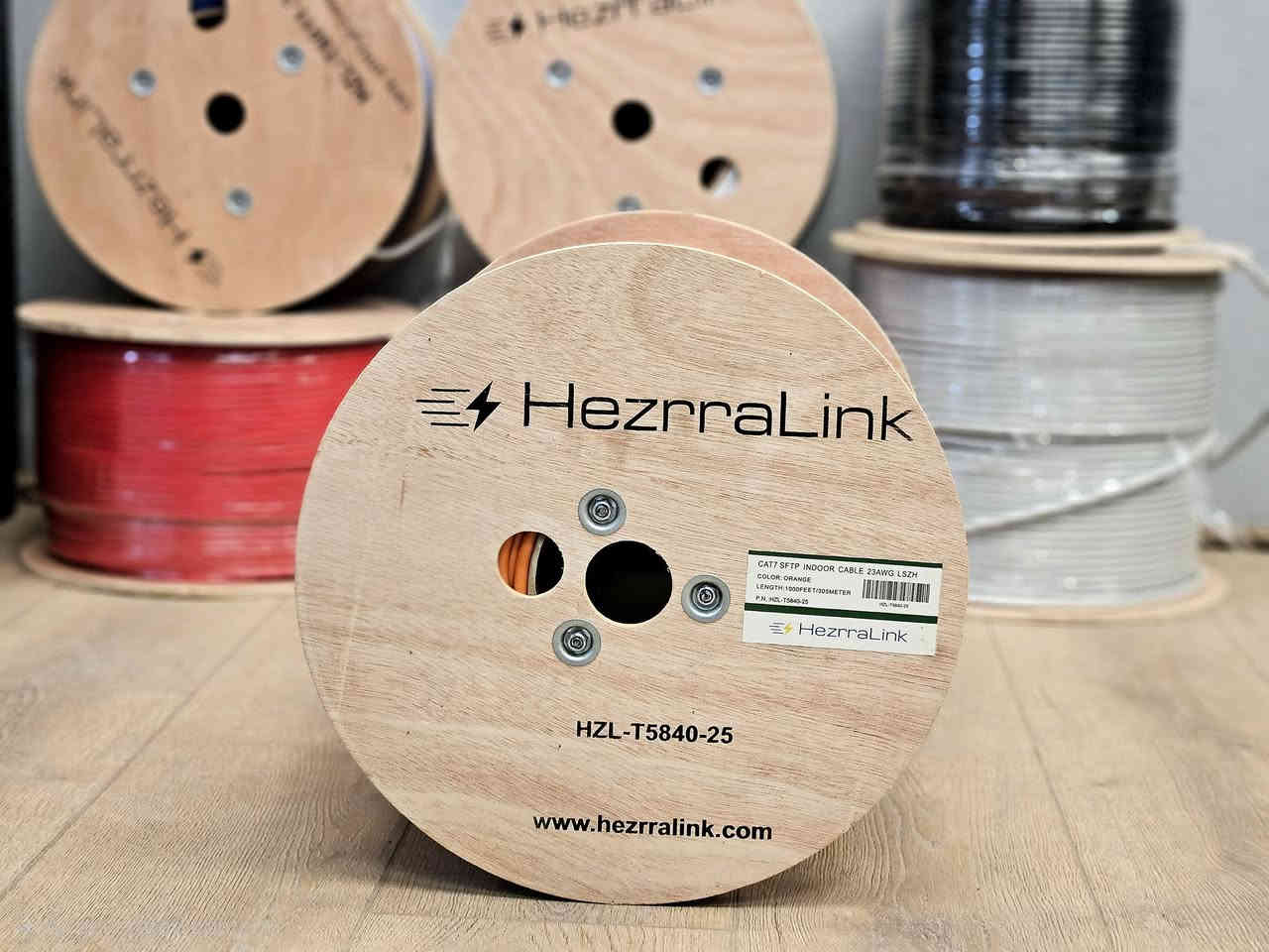 Hezrralink
كابل T5840 Hezrralink CAT7 نحاسي نقي بطول 305 متر، تم اختباره بواسطة Fluke، للاستخدام الداخلي، منخفض الدخان والهيدروجين، برتقالي:شركة لاينس فورت اربيل شارع سلطان المظفر 

وتس اب ***********

