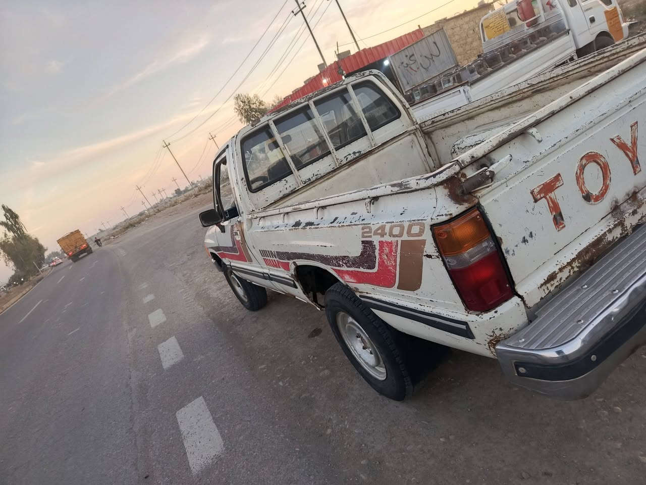 بيك اب 87 بدون ضرر
مشروع وطني 
السعر 40 وبيه مجال
للاستفسار ***********
