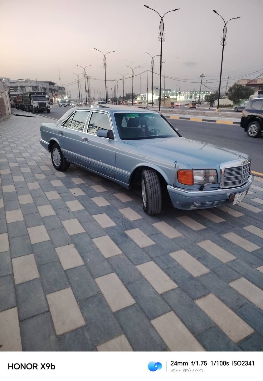 مارسيدس البيع والمراوس حسب القناعه موديل ٨٧ بلادي صبغ جماليه فقط *********** السعر 90 وبينة مجال
