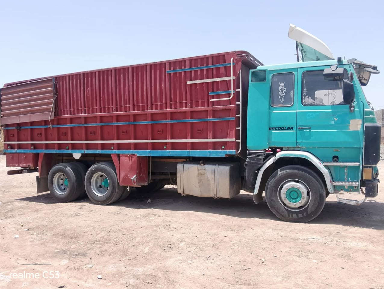 سكانيه لبيع 142 مكينه 13 كير 5ب5 رقم نبار بسمه تخم تاير مجموعه جوبلس 2003 مكان الناصريه 
***********
