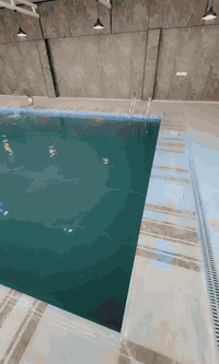 تم تنفيد مسبح 5*10 بعمق من 120 الى 190 نوع سكمر لدات داخل المسبح حار ب...