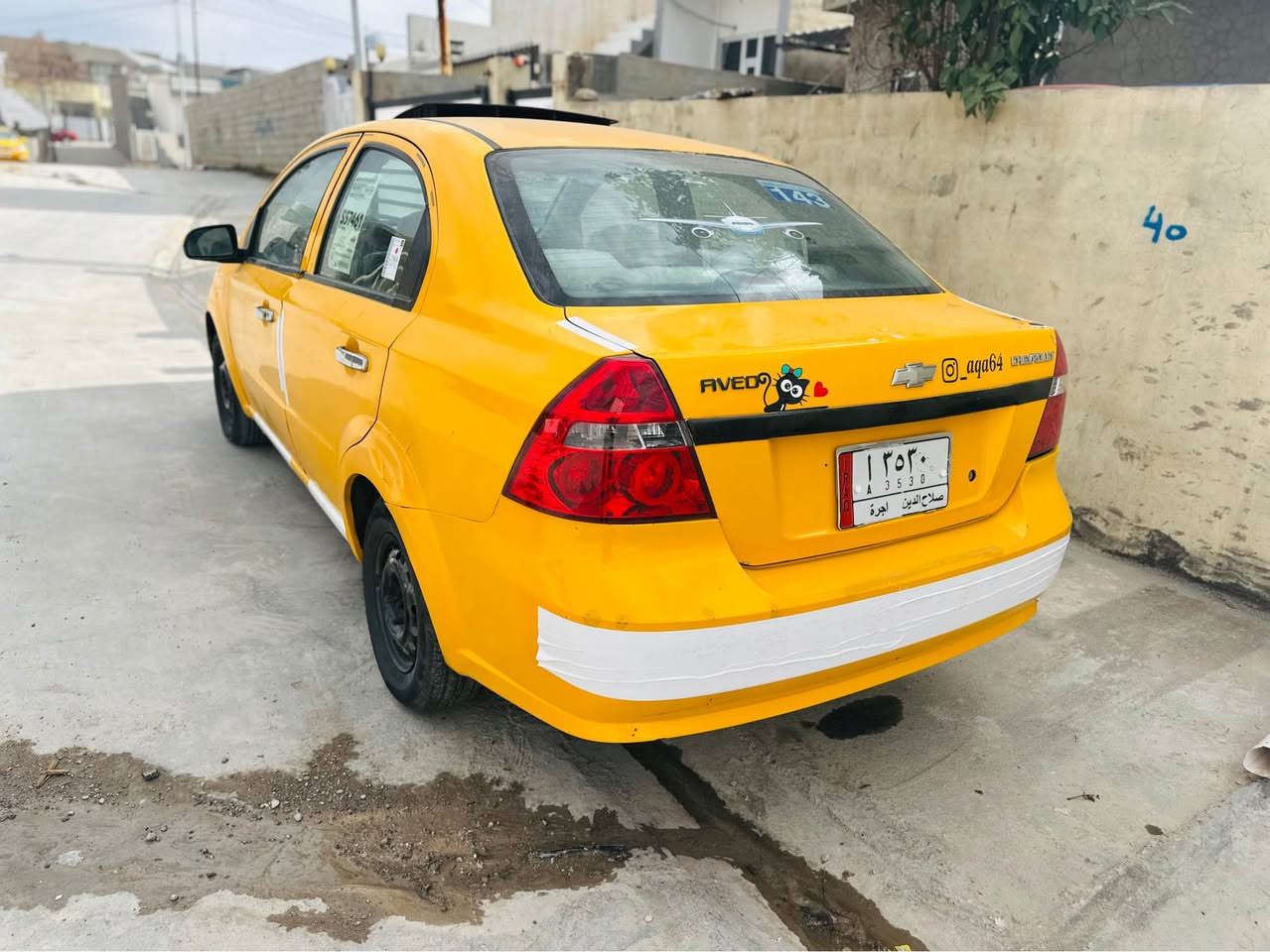 افيو موديل ٢٠٠٧ رقم صلاح الدين مشروع وطني شرط تحويل وكاله دفتر بنزين بيها سياره كيرو محرك صدر تايرات بل شرط كهرباياته كله شغال  بدون ضرر نقابه و مواصلات صفر تبريد تدفيه سعر٣٨وبيها مجال ***********
*********** كركوك, العراق
