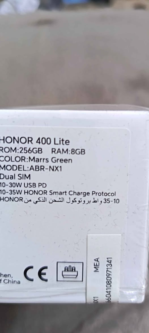 هونر 400لايت 5G مو فور جي جهاز استعمال 20 يوم غراضه ممفتوحات نظافة 100
بيع او مراوس ضمان الجبال
دبل سيم 

 مكاني بغداد الأمين

ذاكره 256
 
السعر 230
رقم *********** بغداد, العراق
