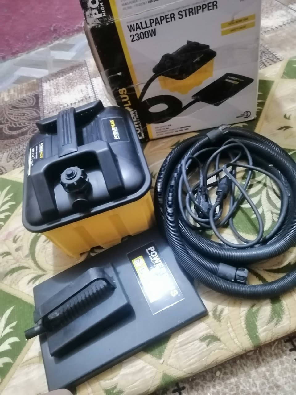 هذا المنتج هو جهاز إزالة ورق الحائط بالبخار من ماركة باور بلس (Powerplus). باله


**إذا كنت صاحب هذا الإعلان وتريد حذفه لأي سبب، رجاءا أرسل رسالة إلى الدعم الفني**