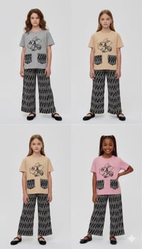 طقم بنات • ٤-١٠ سنوات • توصيل