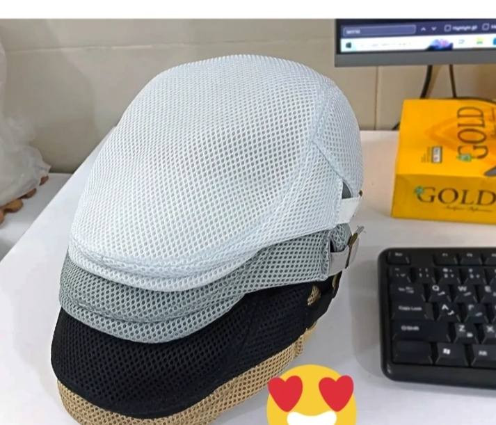 هذا المنتج عبارة عن قبعة شبكية مسطحة للرجال (Ivy Cap/Gatsby cap) ذات تصميم جيد التهوية ومناسبة لفصل الصيف. متوفر ٣ الوان رصاصي اسود ابيض سعر القطعه ٣ الالف


**إذا كنت صاحب هذا الإعلان وتريد حذفه لأي سبب، رجاءا أرسل رسالة إلى الدعم الفني**