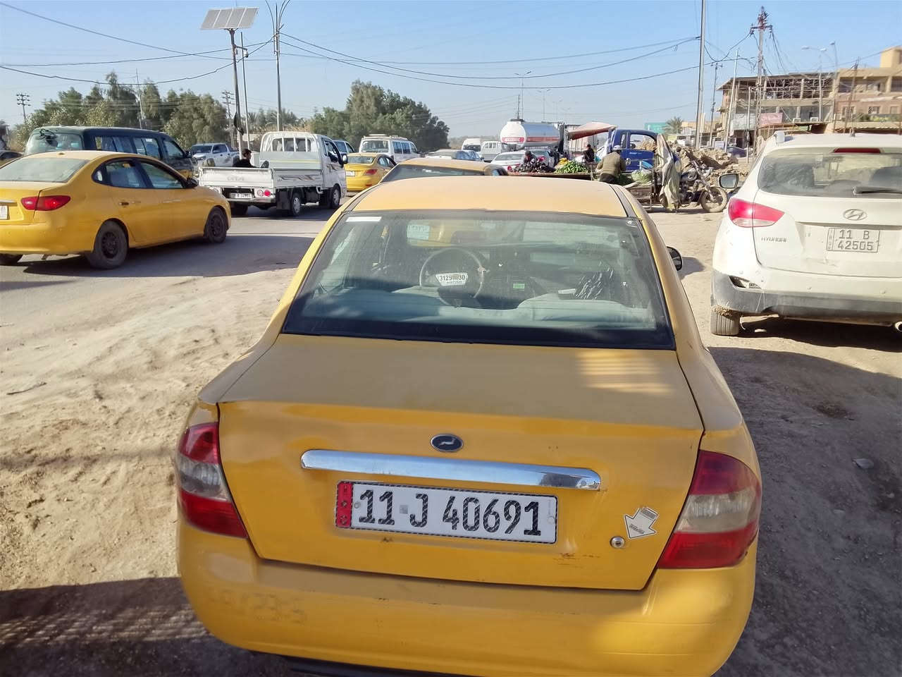 السلام عليكم طيبه  2015 للبيع بيها جاملغ امامي كير محرك كفاله تبريد شغال مكاني حله السعر 33 وبيها مجال بسيط ***********
