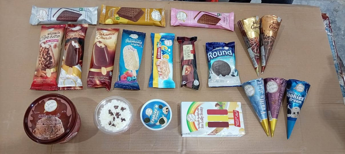 🧁🍦🍧🍨
مكان واحد راح تلكه كلشي بيه
( Ice cream ايس كريم )

محلي + عراقيات 🇮🇶
🇹🇷 تركي
🇯🇴 اردني 
🇸🇦 سعودي

تواصل : ***********
