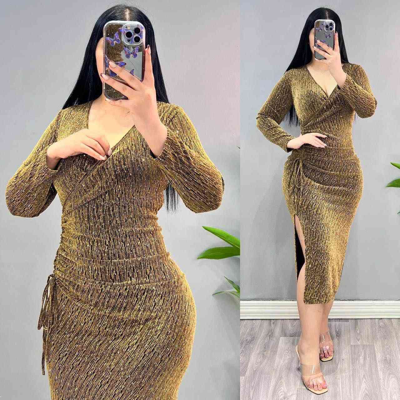 ✨ إطلالة العيد والمناسبات تبدأ من هنا ✨

فستان أنيق بتصميم راقي ولمعة ناعمة يخطف الأنظار 🤍
فستان أنثوي مرتب مع فتحة جانبية تعطيك إطلالة فخمة ومميزة في العيد 💕

قماش سلفر ستريتش بلمعة مرشوش ستراس 🤍

القياسات : فري سايز يلبس من وزن 50 ألى وزن 85 كيلو قماش مطاط ✔️ 

🚘يوجد خدمة توصيل لجميع محافظات العراق ٤ الاف🚘 بغداد, العراق


**إذا كنت صاحب هذا الإعلان وتريد حذفه لأي سبب، رجاءا أرسل رسالة إلى الدعم الفني**