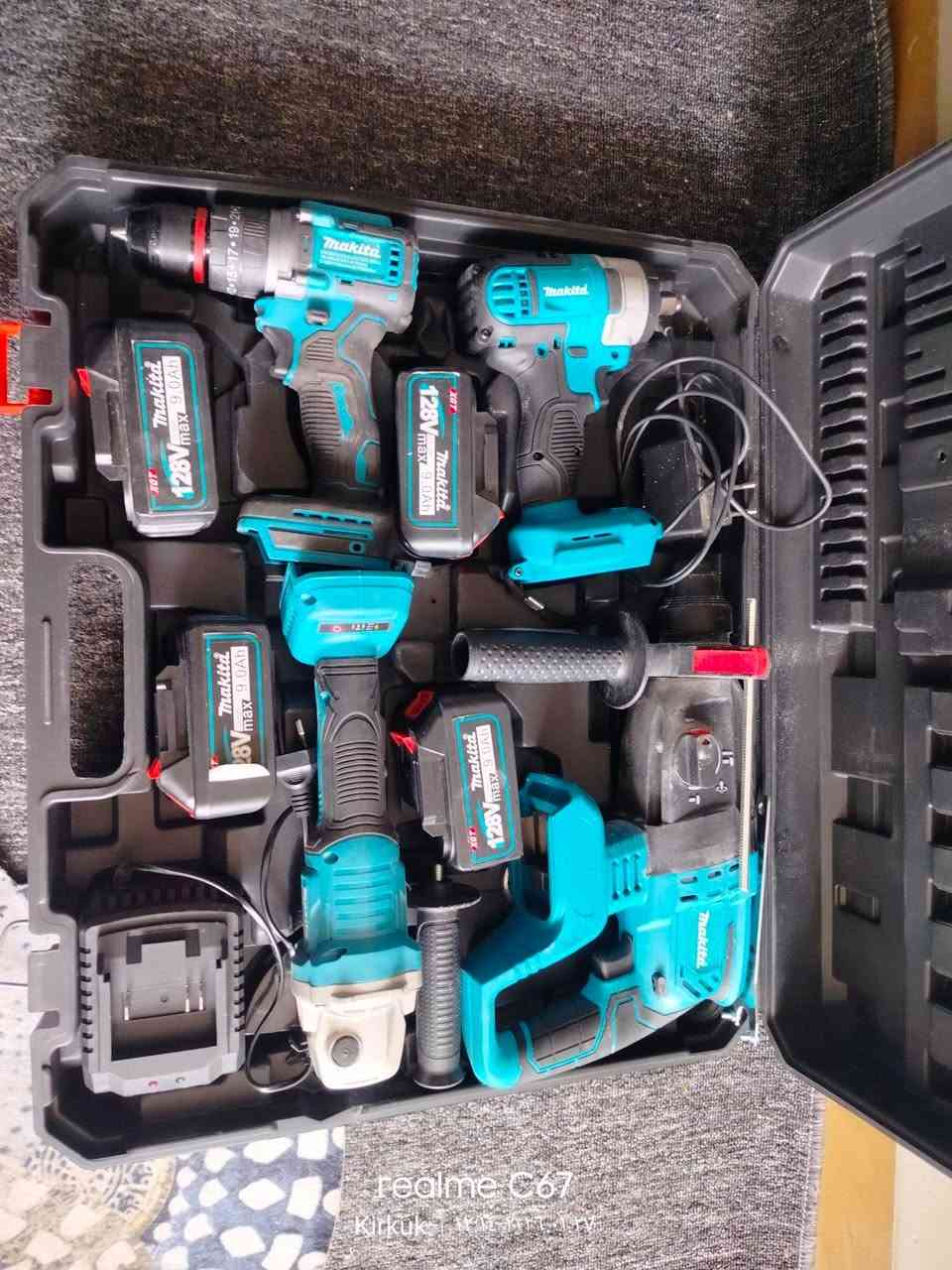 عده اربع قطع جك همر و دريل وكوسرة ودريل لقمة مع شاحنتين وأربع بطارية شرط نظافة وشغل سعرة 115الف


**إذا كنت صاحب هذا الإعلان وتريد حذفه لأي سبب، رجاءا أرسل رسالة إلى الدعم الفني**