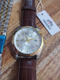 ساعه اورنيت • نظيفه ١٠٠٪ • سير جلد وحديد