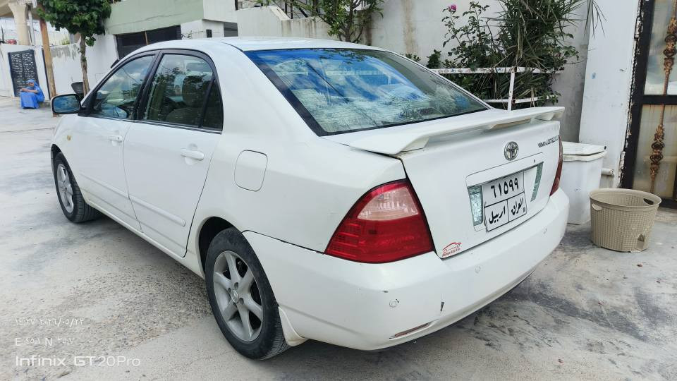 کرۆلا 2007ئۆتۆماتیک ناوزەد جوارجام کارەبا یی فۆرمیکا رەقم اربیل بەناوی خۆمانەوە سنەوی مانگی 12بەسەردەجێ بەشەرتی تەحویل غرامە 
دوپارجەی بویاغە کەمێک ناوی گرتوو
مەکینەی کەمێک بوخاری ھەیە 
سعری 85گەڵا مەعامەلە
شوێن پیرمگرون ***********
*********** دخان, السليمانية
