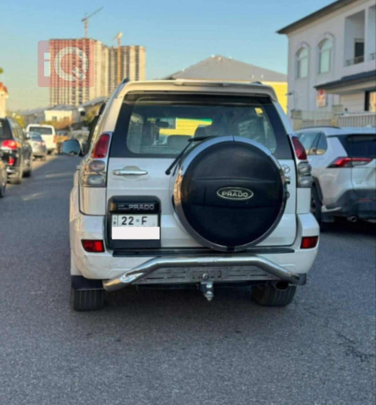 السلام عليكم عندي برادو حيل نظيفه مكفوله كفاله عامه فقط جراد بالقماره رقم أربيل اباسمي موديل 2008 محرك 2700 رقم الهاتف ***********السعر 168
