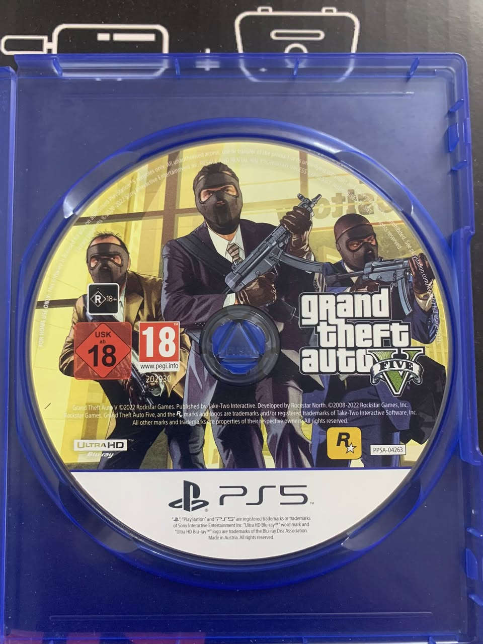 لعبة GTA V بلي 5 نضافة 100‎%‎ مشتغلة مرتين للبيع سعر 25 الف دينار مكاني بغداد كرادة
***********
