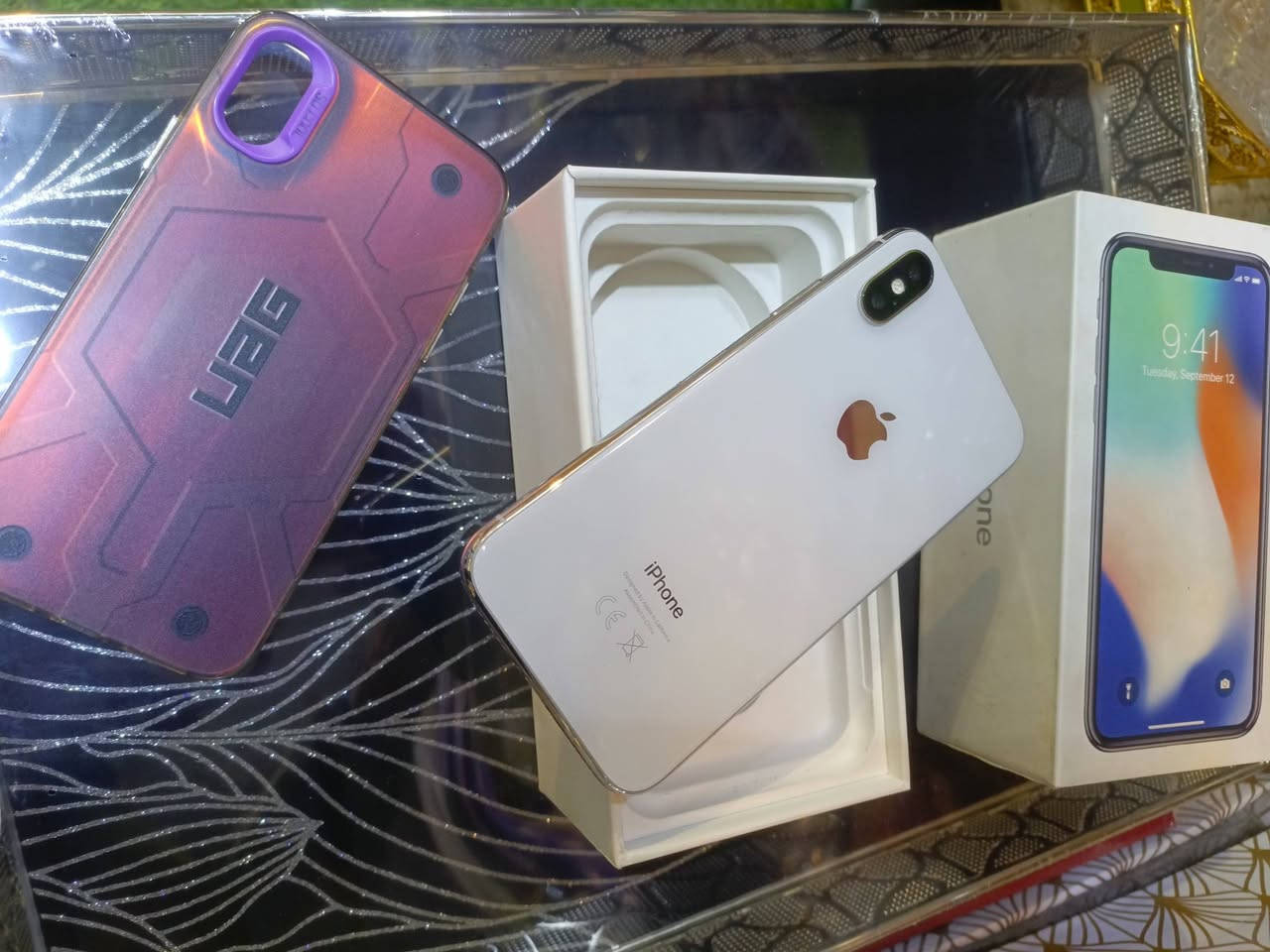 سلام عليكم 
ايفون اكس الصغير مو الكبير 
جهاز نضافته فول 
الذاكره 256
البطاريه 100 مبدله مال شركه ابل حتى ما تقرى مبدله 
فيس ايدي شغال جهاز نضيف كلش تجي وشوف غراضه كامله 
المكان العماره حي الحسن العسكري 
السعر 190وبي مجال للطيبين


**إذا كنت صاحب هذا الإعلان وتريد حذفه لأي سبب، رجاءا أرسل رسالة إلى الدعم الفني**