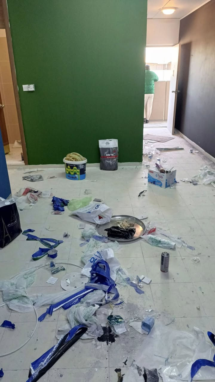 تم و بفضل لله.. تم تنضيف وتعطير شقه الاخ الراقي ( حسين الصالحي المحترم ) #بلوكA9 عماره 905 مساحه 100 متر .. مدة العمل 8ساعات  امنياتنا و دعواتنا للاخ حسين الصالحي ان يجد الخير و السعاده في سكنه الجديد .. تحياتي لكم الاستفسار مراسله الصفحه او اتصل على الارقم📞 ***********
