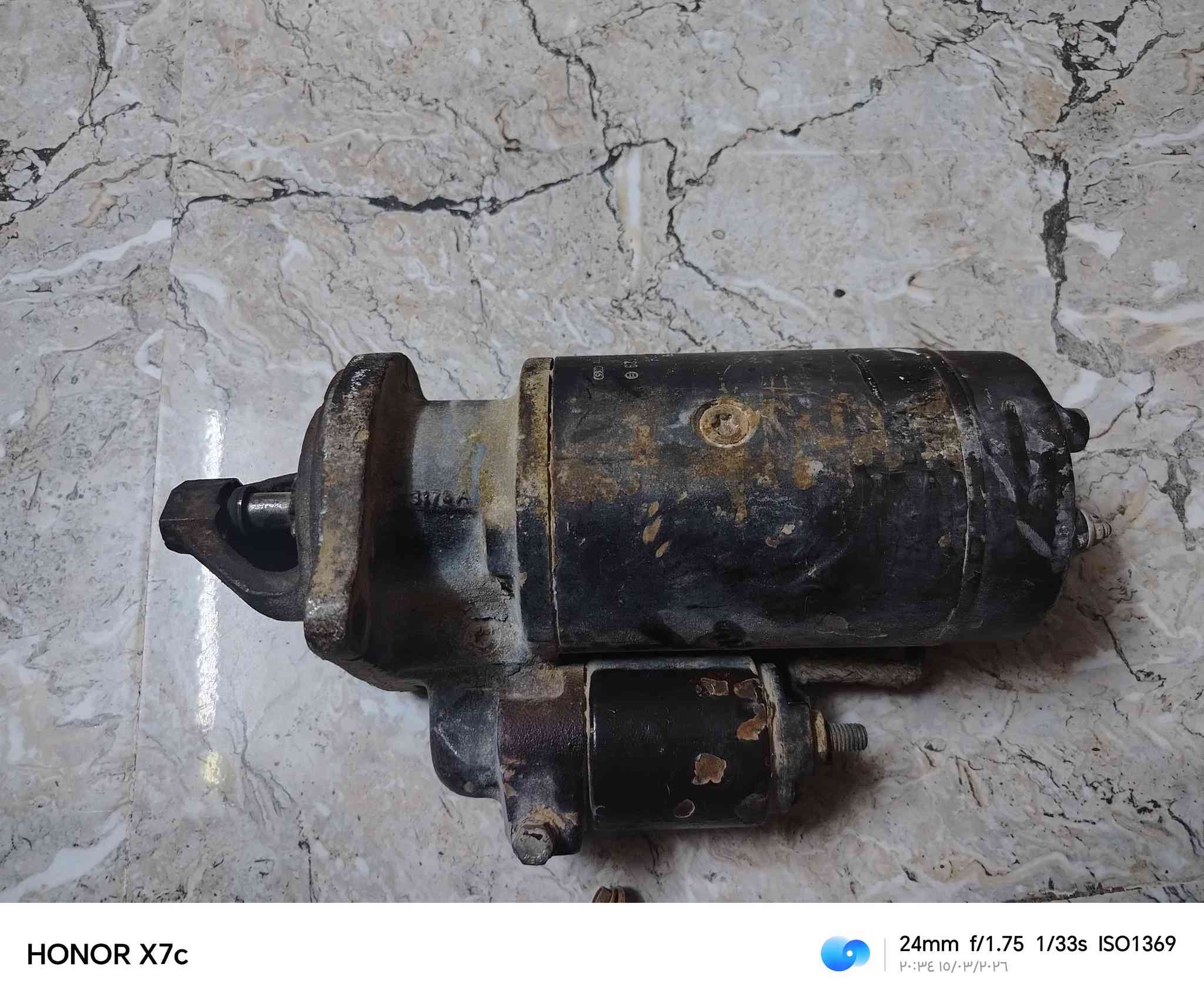 السلام عليكم سلف مال ماكينه 110 فيات شغال كل شيء ما بيه
***********
