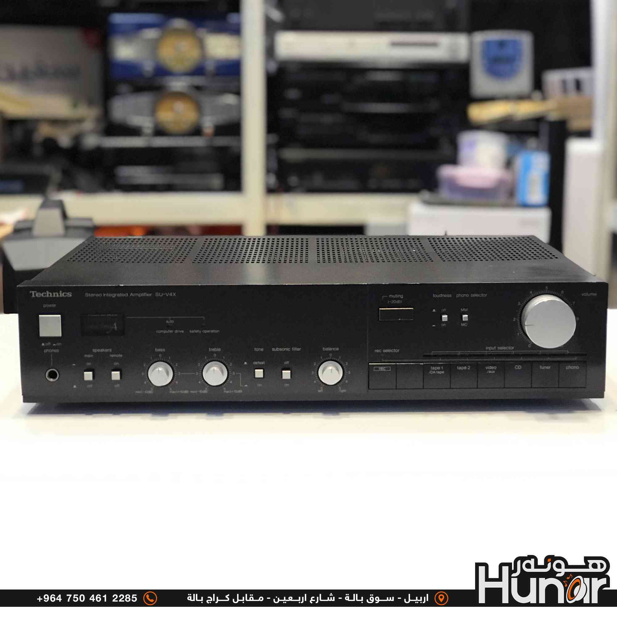 Technics STERIO AMPLIFIER MODELSU-V4X
MADE IN JAPAN
           ........... ســعــر ( ۱٦۰ ) ٲلــــف .............
( کوردی • عربي )

🟢توصيل موجود الي جميع المحافضات
🟡گەياندن هەیە بۆ هەموو شوێنێک

🟠مــعـرض هــونـەر
🔸للـصوتــیات(امبلیفایر• سماعة• رادیو• انتیك• مایكروفون)
🔸عــنـوان• اربیل سوق بالة • شارع اربعین
🔸مـوبایـل• ***********
                   ***********

🔵پـێـشانـگای هــونـەر
🔹بۆ ئامێری دەنگی و کارەبایی(ئیمپلیفایر• سەماعە• ڕادیۆ• مایکرۆفۆن)
🔹ناونیـشان• هەولیر • بازاری لەنگەی ٤۰م
🔹مـــۆبـایـل• 
***********
***********

•••••••••••••••••••••••••••••••••••••••••••••••••••
#iraq #kurdistan #duhok #zaxo #hawler #karbala #slemani #erbil #baghdad #kurd #kurdish #akre  #karkuk #kuwait #najaf
#amplifier #audio #subwoofer #sound #music #audiophile #bass #stereo #amplifiers #speaker #soundsystem #speakers
#اربيل #العراق #بغداد_العراق🇮🇶
