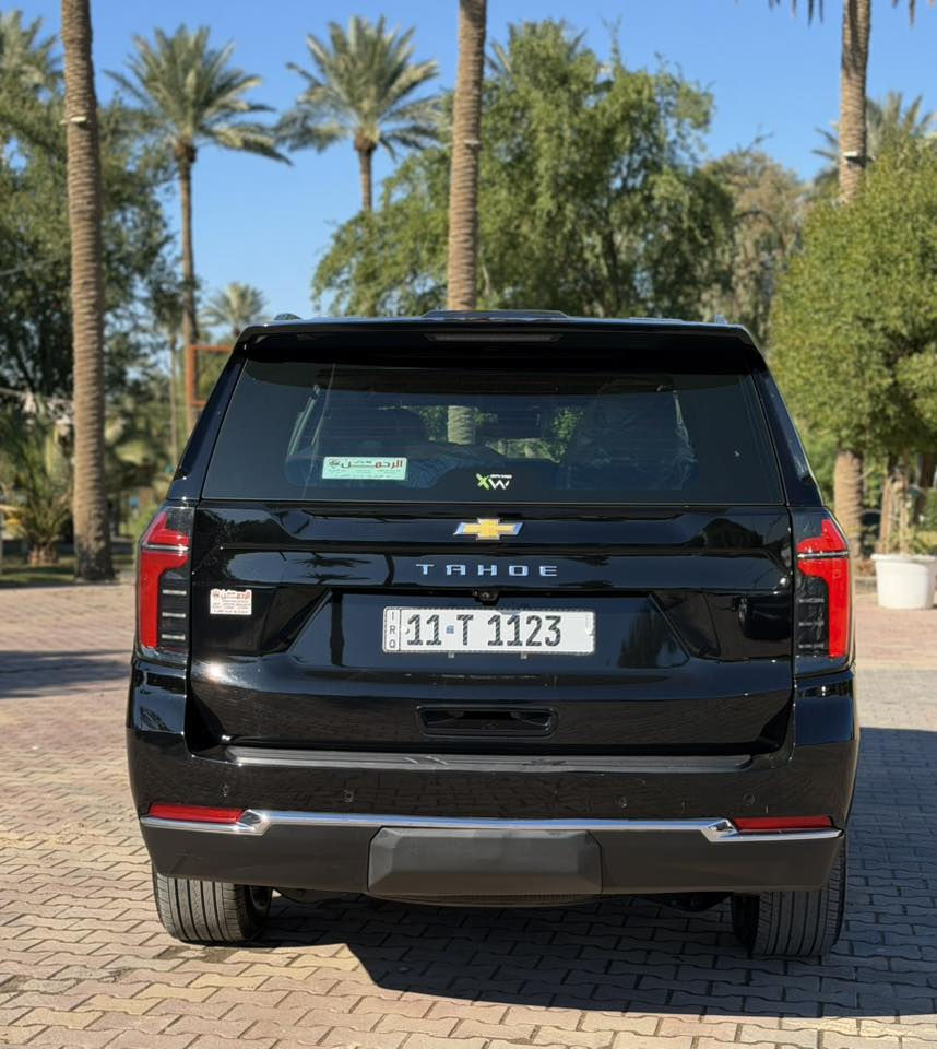 السلام عليكم
تاهو  ‏(Ls )
( خليجي)
موديل : 2025
ماشية : 31000 KM
المواصفات 
بصمة 
بصمة ابواب 
تشغيل عن بعد 
تحكم ستيرن جهتين 
رادارات 
تحديد مسار 
قيادة ذاتيه 
شاشة 
كاميرات 360 درجة 
كشنات كهرباء 2 
لد امامي 
لايت زنون 
سبايدر خلفي 
دوسات 
3 قطع تبريد 
7 راكب 
نظام اطفاء 
صاجات 
ويل كب كروم
ثلاجة 
حساسات امامية + خلفية 
(رقم بغداد الجديد مشروع وطني بأسمي)
السعر : 585 وبيها مجال بسيط 
ملاحظة : السياره خليجي وكالة المنصور مكفولة . 
ملاحظة : ((السيارة تنباع برقم عادي ))
العنوان: بغداد الكاظمية قرب مرور الكاظمية معارض جكوك معرض الرحمن  
للاستفسار 
عبدالرحمن 
 *********** 
 ***********
