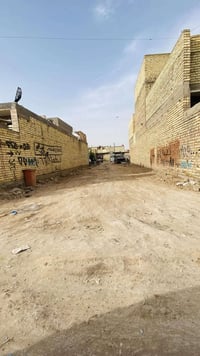 قطعة ارض المساحه ١٤٥ متر الواجهة ٧وربع والنزال ٢٠ متر قرب شارع ٢٠ التب...