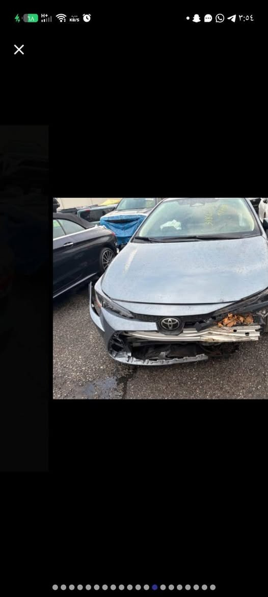 كورلا موديل 2025 حادث بسيط ماشية 2000كيلومتر للاتصال *********** بدون كمرك ورقم واصلة حالياً بلعقبة بغداد, العراق
