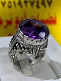 خاتم زاركون جميل جدا تحفه ثقيل قطعه خشنه صياغه يدويه فضه 925 التفاصيل ...