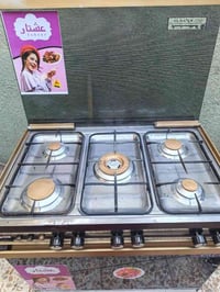 طباخ عشتار ابيض خمس عيون افران اوتوماتيك شوايه وكلوب كله شغال تاخذون ع...