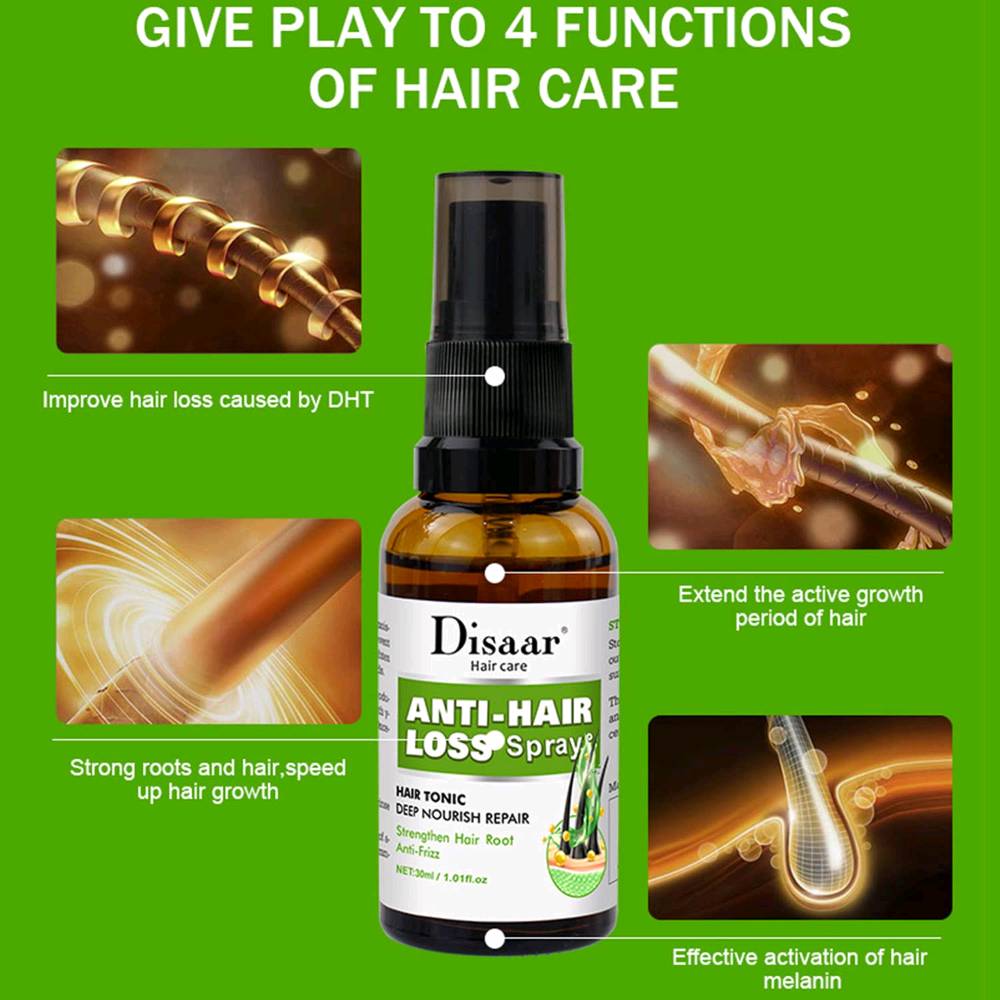 😍 بخاخ ديسار Disaar 💧

- إيقاف التساقط وتحفيز النمو من الجذور 💪
- إنبات الفراغات بفضل الزنجبيل والجينسينج 🌿
- ترطيب وإصلاح للشعر التالف 💫
- جذور أقوى وشعر صحي 😊
- مناسب للرجال والنساء 💇‍♂️
- حجم 30 مل للاستخدام اليومي 📦

#بخاخ_شعر #تساقط #العراق #تسوق_اونلاين #شعر