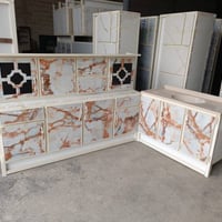 كاونتر مترين ارضي ومترين ملحق وسنك مرمر متر و 20 السعر 310 متوفر الوان...