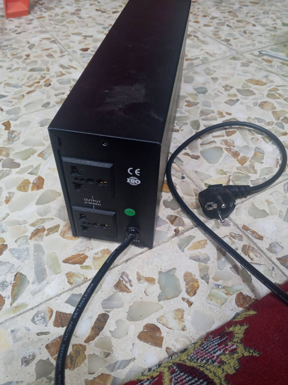 UPS 850W مستخدم قليل السعر 20الف قفل
وهذا رقمي  *********** 
المكان ناصريه 
توصيل ماكو
