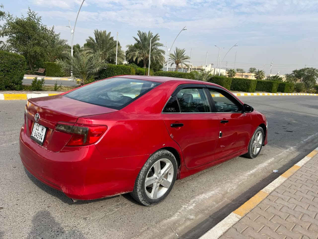 سلام عليكم للبيع كامري 2014 رقم بغداد تحويل ثاني يوم محرك كير تبريد شرط حادثها خلفي السعر 115 بيها مجال   مكاني تكريت رقمي ***********
